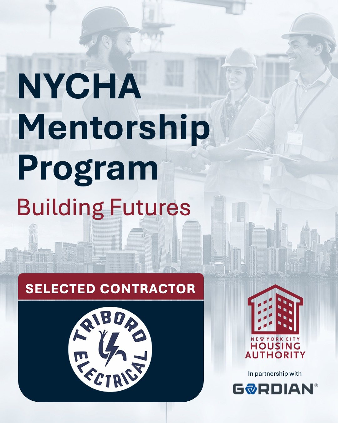 NYCHA Mentorship Program - Social Graphic - Triboro Electrical